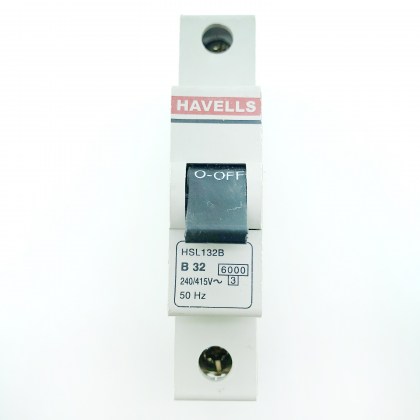 Havells HSL132B B32 32A 32 Amp MCB Circuit Breaker Type B